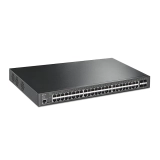 SWITCH TP-LINK OMADA SG3452XP V2.26 GERENCIÁVEL L2+ 48 PORTAS GIGABIT POE+ 4 SLOTS SFP+ 10G PARA REDES CORPORATIVAS