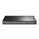 SWITCH TP-LINK OMADA SG3452XP V2.26 GERENCIÁVEL L2+ 48 PORTAS GIGABIT POE+ 4 SLOTS SFP+ 10G PARA REDES CORPORATIVAS