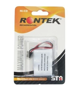 BATERIA RECARREGÁVEL MINI 2/3 AA 3,6V 300 MAH RONTEK