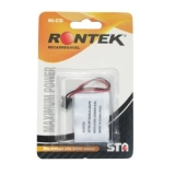 BATERIA RECARREGÁVEL MINI 2/3 AA 3,6V 300 MAH RONTEK