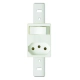 TOMADA INJETEL 2P+T NBR COM INTERRUPTOR PARALELO BRANCO