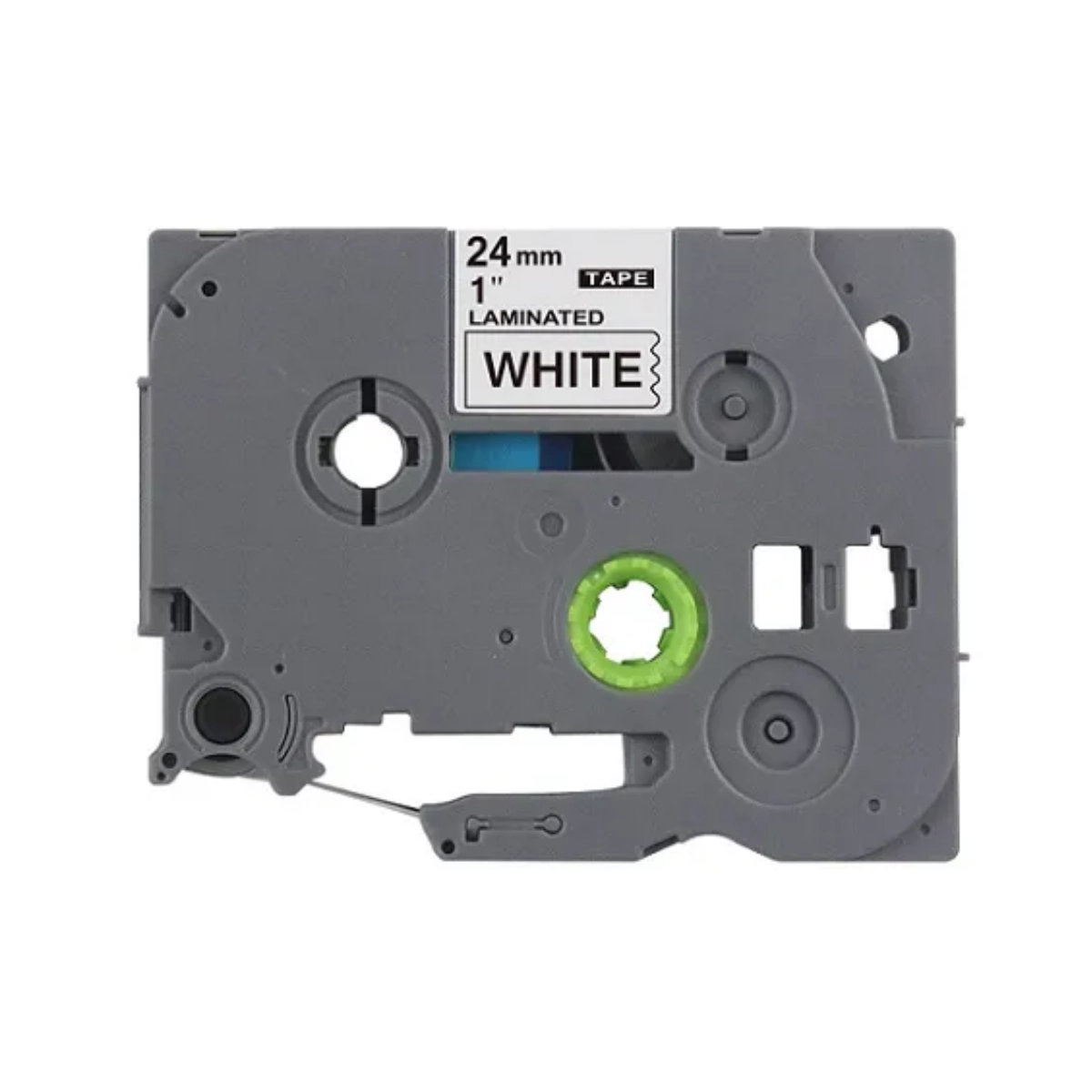 FITA PARA ROTULADOR BROTHER TZE251 24MM PRETO SOBRE BRANCO 1 UNIDADE