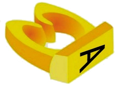 ANILHA PARA CABO LETRA A