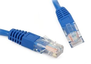 PATCH CORD CAT 5E 1,5M AZUL MAXI TELECOM