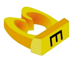 ANILHA PARA CABO LETRA E