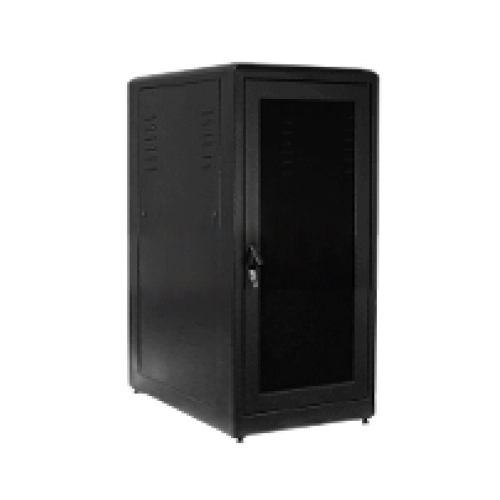 RACK FECHADO 19 16U X 570 MM PARA PISO PRETO